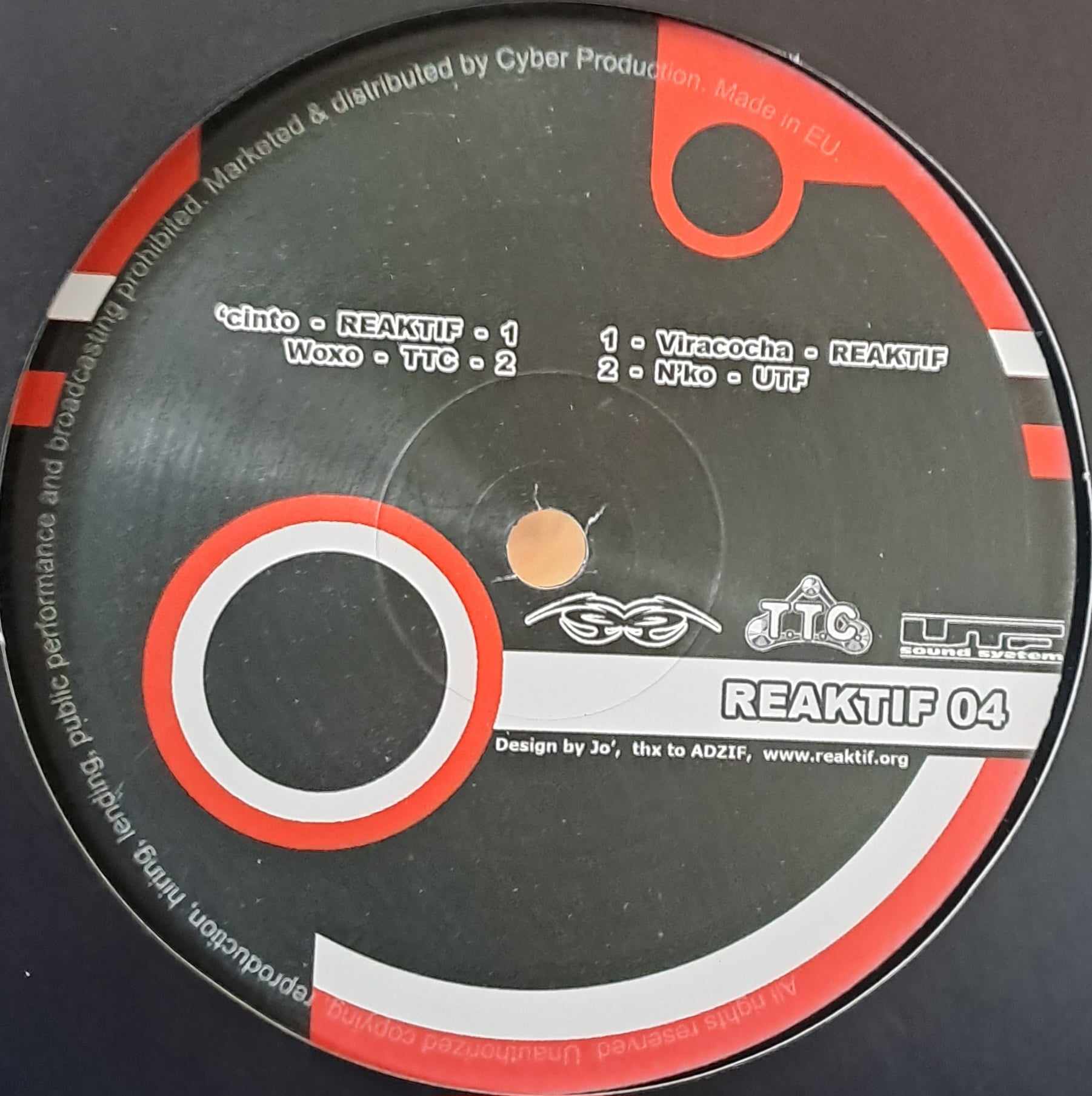 Reaktif 04 - vinyle freetekno